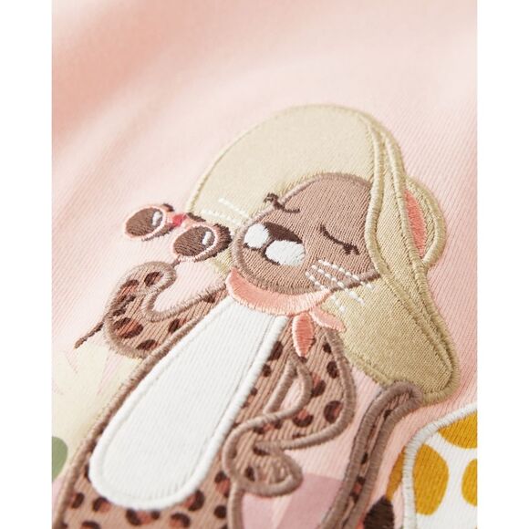 Gymboree Girls Safari Zoo 6 Piece Shirts Skort Shorts & Pajama Outfit Set Size 8 - Picture 6 of 8